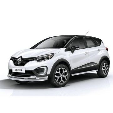 Защита передняя двойная 57-42 мм Rival для Renault Kaptur 2016-