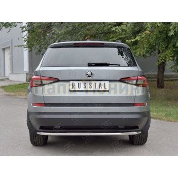 Защита заднего бампера секции d42 РусСталь для Skoda Kodiaq 2017-