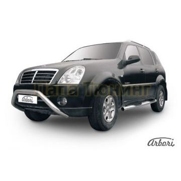 Кенгурин широкий мини 57 мм Slitkoff для SsangYong Rexton 2 2010-2012