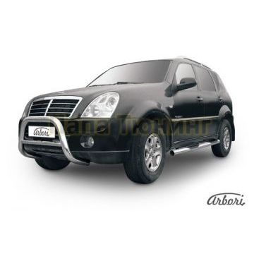 Кенгурин низкий 76 мм Slitkoff для SsangYong Rexton 2 2010-2012