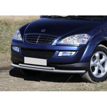 Защита передняя двойная 57-42 мм Rival для SsangYong Kyron 2007-2015