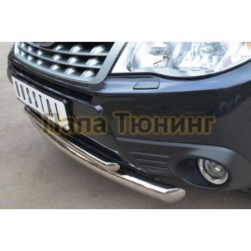 Защита передняя двойная d57-d42 РусСталь для Subaru Forester SH 2008-2013