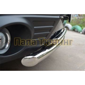 Защита передняя двойная d57-d42 РусСталь для Subaru Forester SH 2008-2013