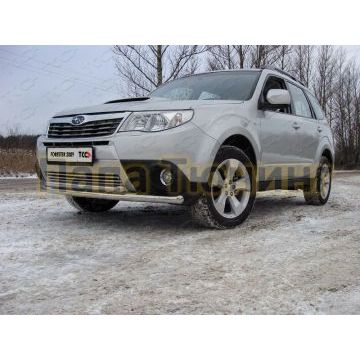Накладка решётки радиатора 16 мм ТСС для Subaru Forester SH 2008-2013 Накладка решётки радиатора 16 мм ТСС для Subaru Forester SH 2008-2013