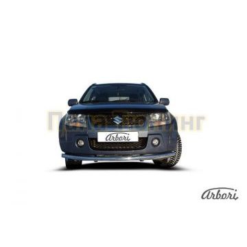 Защита переднего бампера 57 мм Slitkoff для Suzuki Grand Vitara 2005-2007 Защита переднего бампера 57 мм Slitkoff для Suzuki Grand Vitara 2005-2007