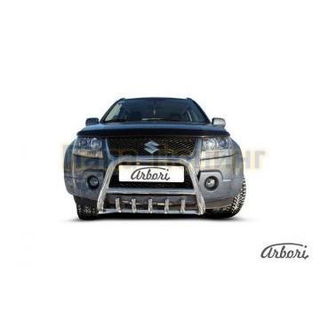 Кенгурин низкий с клыками 57 мм Slitkoff для Suzuki Grand Vitara 2005-2007 Кенгурин низкий с клыками 57 мм Slitkoff для Suzuki Grand Vitara 2005-2007