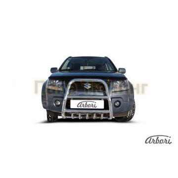 Кенгурин высокий с клыками 57 мм Slitkoff для Suzuki Grand Vitara 2005-2007 Кенгурин высокий с клыками 57 мм Slitkoff для Suzuki Grand Vitara 2005-2007