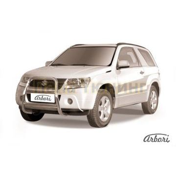 Кенгурин высокий 57 мм на 3 двери Slitkoff для Suzuki Grand Vitara 2008-2011 Кенгурин высокий 57 мм на 3 двери Slitkoff для Suzuki Grand Vitara 2008-2011