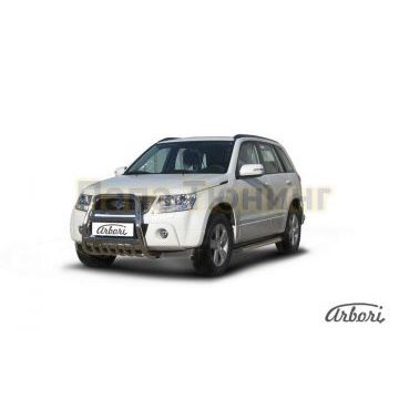 Кенгурин высокий с клыками 57 мм Slitkoff для Suzuki Grand Vitara 2008-2011 Кенгурин высокий с клыками 57 мм Slitkoff для Suzuki Grand Vitara 2008-2011