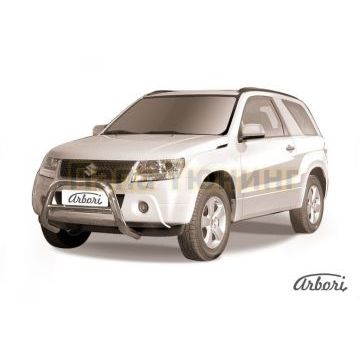 Кенгурин низкий 76 мм на 3 двери Slitkoff для Suzuki Grand Vitara 2008-2011 Кенгурин низкий 76 мм на 3 двери Slitkoff для Suzuki Grand Vitara 2008-2011