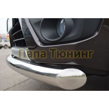 Защита переднего бампера d76 РусСталь для Suzuki Grand Vitara 2012-2015