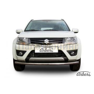 Защита переднего бампера 57 мм Slitkoff для Suzuki Grand Vitara 2012-2015 Защита переднего бампера 57 мм Slitkoff для Suzuki Grand Vitara 2012-2015