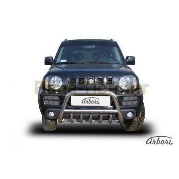 Кенгурин низкий с клыками 57 мм Slitkoff для Suzuki Jimny 1998-2011