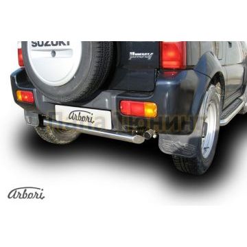 Защита заднего бампера 57 мм Slitkoff для Suzuki Jimny 1998-2011