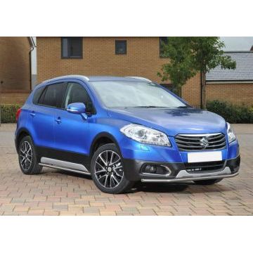 Защита переднего бампера 42 мм Rival для Suzuki SX4 2013-2016