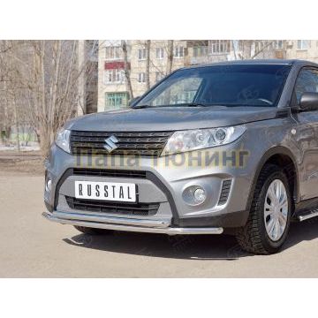 Защита передняя двойная 42-d42 РусСталь для Suzuki Vitara 2015-