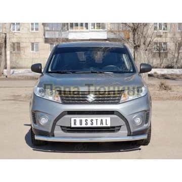 Защита переднего бампера d57 РусСталь для Suzuki Vitara 2015-