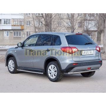 Защита заднего бампера d42 РусСталь для Suzuki Vitara 2015-