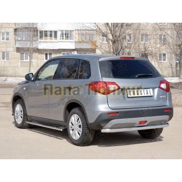 Защита заднего бампера d57 РусСталь для Suzuki Vitara 2015-