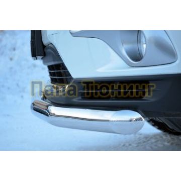 Защита переднего бампера d57 РусСталь для Toyota Highlander 2010-2014