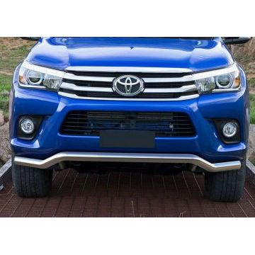 Защита передняя волна 57 мм Rival для Toyota Hilux 2015-