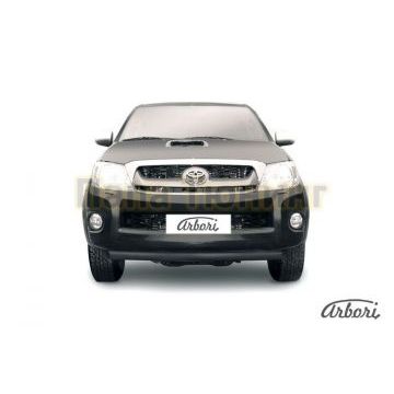 Защита передняя чёрная сталь радиусная 57 мм Slitkoff для Toyota Hilux 2008-2011 Защита передняя чёрная сталь радиусная 57 мм Slitkoff для Toyota Hilux 2008-2011
