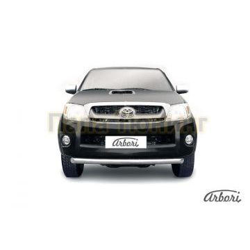 Защита передняя радиусная 57 мм Slitkoff для Toyota Hilux 2008-2011 Защита передняя радиусная 57 мм Slitkoff для Toyota Hilux 2008-2011