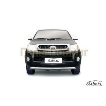 Защита передняя радиусная 76 мм Slitkoff для Toyota Hilux 2008-2011 Защита передняя радиусная 76 мм Slitkoff для Toyota Hilux 2008-2011