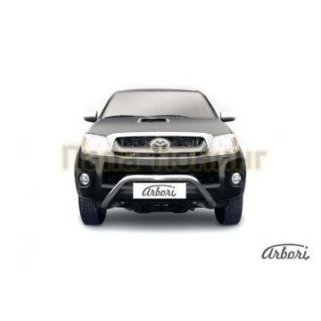 Кенгурин низкий широкий мини 57 мм Slitkoff для Toyota Hilux 2008-2011 Кенгурин низкий широкий мини 57 мм Slitkoff для Toyota Hilux 2008-2011