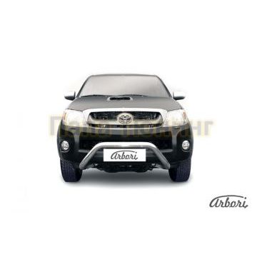 Кенгурин низкий широкий мини 76 мм Slitkoff для Toyota Hilux 2008-2011 Кенгурин низкий широкий мини 76 мм Slitkoff для Toyota Hilux 2008-2011