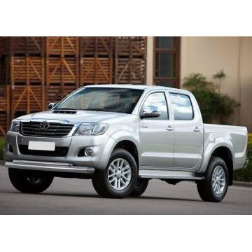 Защита передняя двойная 76-42 мм Rival для Toyota Hilux 2011-2015