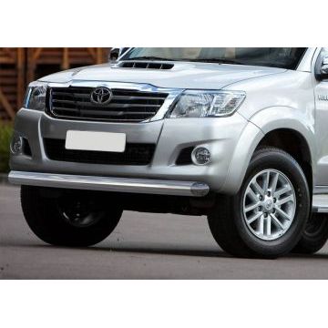 Защита переднего бампера 76 мм Rival для Toyota Hilux 2011-2015