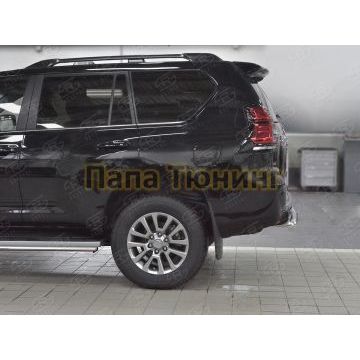 Защита заднего бампера d76 РусСталь для Toyota Land Cruiser Prado 150 2017-