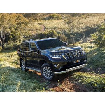 Защита передняя двойная 76-60 мм ALFeco для Toyota Land Cruiser Prado 150 2017- Защита передняя двойная 76-60 мм ALFeco для Toyota Land Cruiser Prado 150 2017-