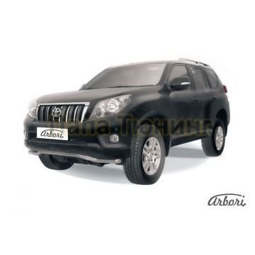 Защита передняя волна 57 мм Slitkoff для Toyota Land Cruiser Prado 150 2009-2013