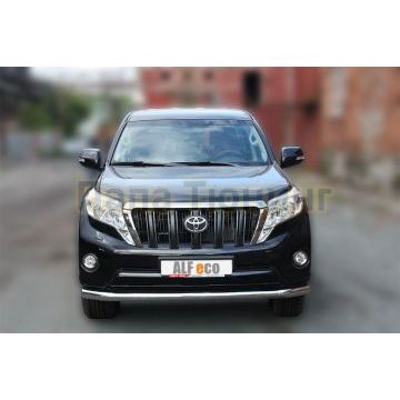 Защита переднего бампера 76 мм ALFeco для Toyota Land Cruiser 150 2009-2017