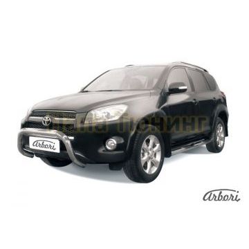 Кенгурин низкий 76 мм на длинную базу Slitkoff для Toyota RAV4 2009-2010