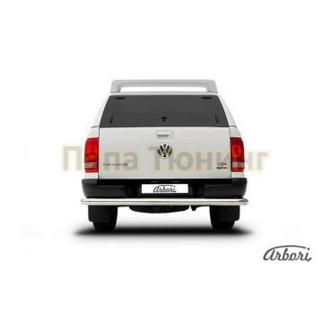 Защита заднего бампера 76 мм Slitkoff для Volkswagen Amarok 2010-2016 Защита заднего бампера 76 мм Slitkoff для Volkswagen Amarok 2010-2016
