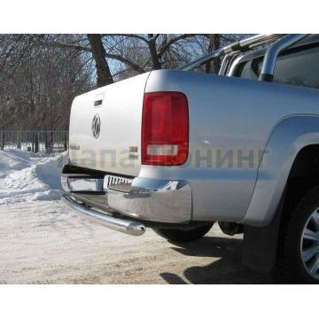 Защита заднего бампера 76 мм РусСталь для Volkswagen Amarok 2010-2012
