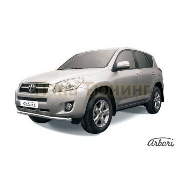 Защита переднего бампера 57 мм Slitkoff для Toyota RAV4 2009-2010