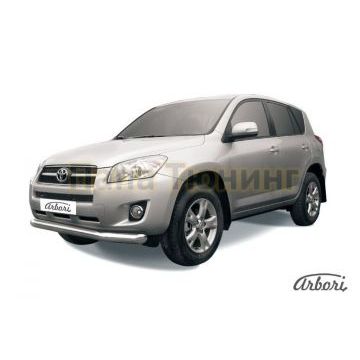 Защита переднего бампера 76 мм Slitkoff для Toyota RAV4 2009-2010