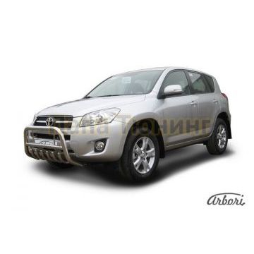 Кенгурин низкий с клыками 57 мм Slitkoff для Toyota RAV4 2009-2010