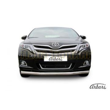 Защита переднего бампера 76 мм Slitkoff для Toyota Venza 2012-2017 Защита переднего бампера 76 мм Slitkoff для Toyota Venza 2012-2017