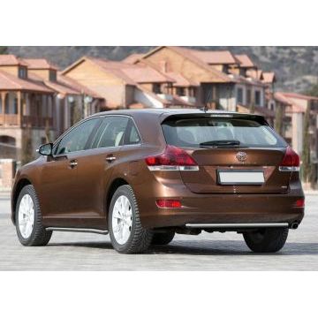Защита заднего бампера 42 мм Rival для Toyota Venza 2012-2015