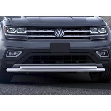 Защита передняя двойная 57-42 мм Rival для Volkswagen Teramont 2018-