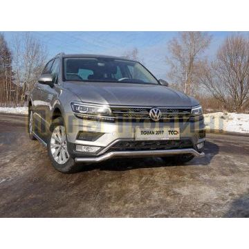 Защита переднего бампера для Offroad 60 мм ТСС для Volkswagen Tiguan 2016- Защита переднего бампера для Offroad 60 мм ТСС для Volkswagen Tiguan 2016-