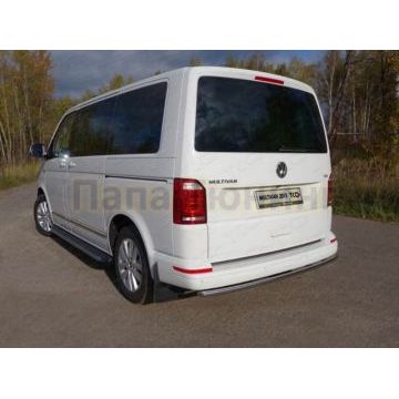 Защита заднего бампера 42 мм ТСС для Volkswagen Transporter T6 2015-