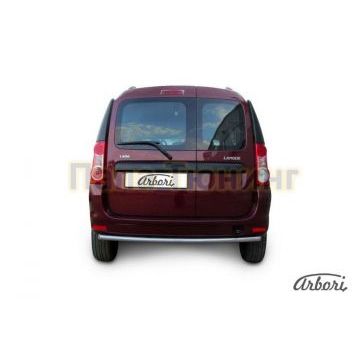 Защита заднего бампера 42 мм Slitkoff для Lada Largus 2012- Защита заднего бампера 42 мм Slitkoff для Lada Largus 2012-