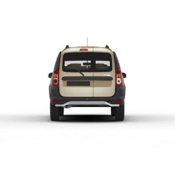 Защита заднего бампера волна 42 мм Rival для Lada Largus Cross 2014-