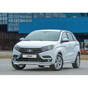 Защита передняя волна 57 мм Rival для Lada X-RAY 2016-